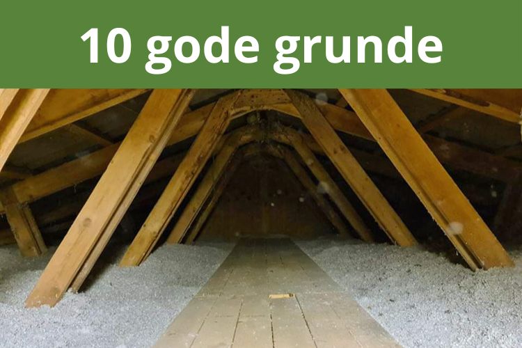 10 gode grunde til at isolere med papiruld