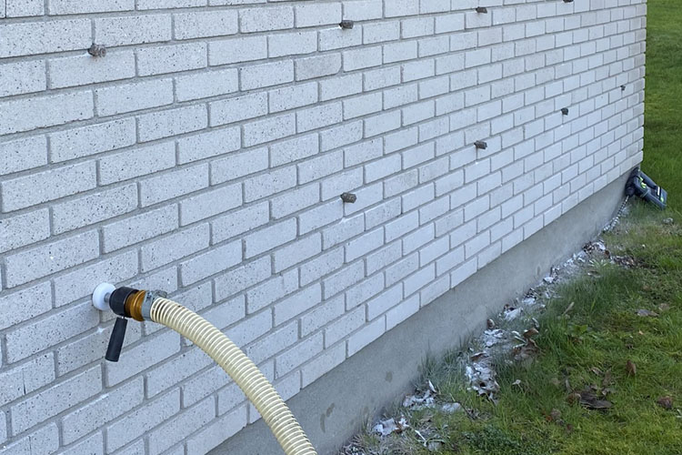 hulmursisolering med eps granulat