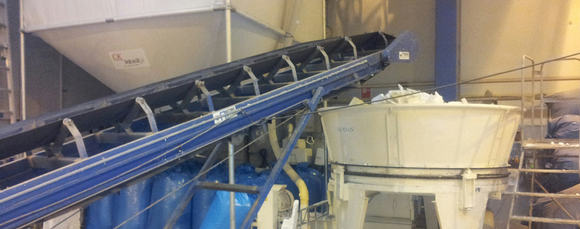 fremstilling af eps granulat til byggeindustrien