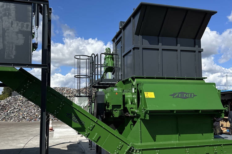 zeno neddeler til knusning af plastaffald