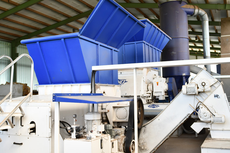 brugt zeno neddeler til af træaffald