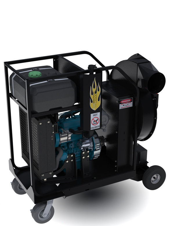 Giant Vac 25 HP is extremely robust and designed for high frequency use